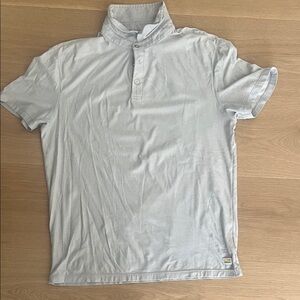 Vuori Men's Gray Polo Shirt